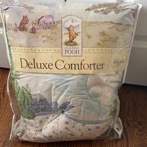 Vintage 1994 Winnie the Pooh Baby Deluxe Comforter Disney Classic Pooh